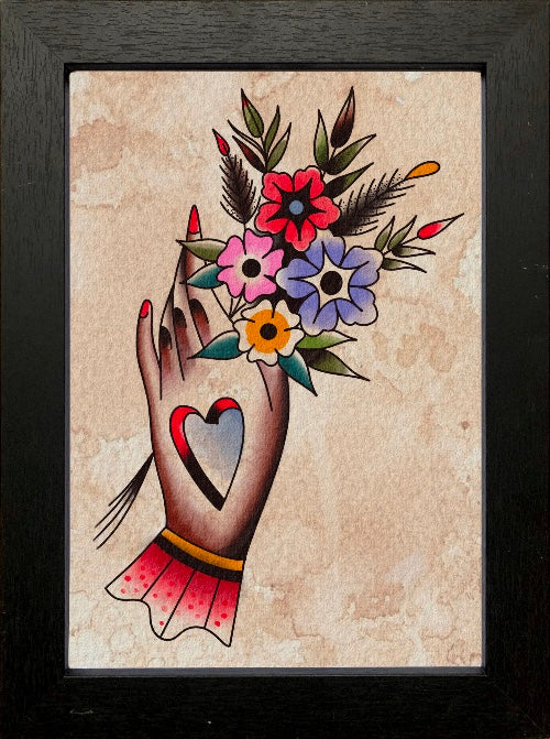 Flower hand